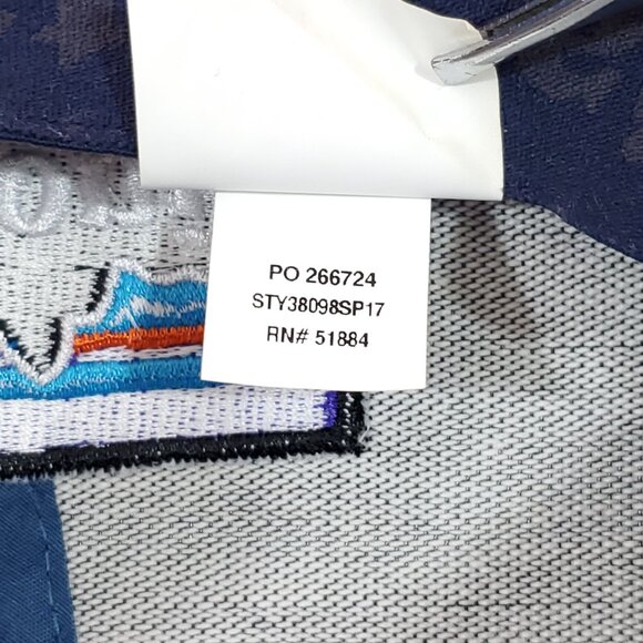 2017 Patagonia P-6 Logo Stretch Fit Hat Cap Mens Size Large Teal Blue 38098 - Picture 16 of 16